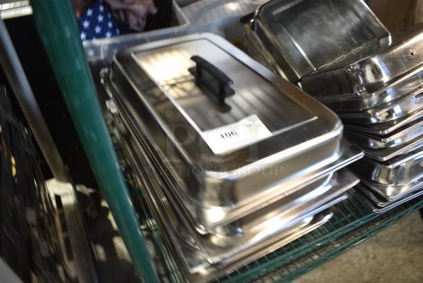 14 Metal Chafing Dish Lids. 14 Times Your Bid! - Image 2 of 3
