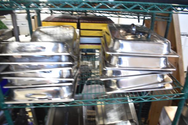 12 Metal Chafing Dish Lids. 12 Times Your Bid! - Image 1 of 3