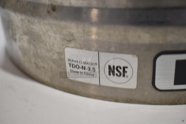 4 Stainless Steel Beverage Holder Dispenser. Missing 3 Lid. 4 Times Your Bid! - Image 5 of 7