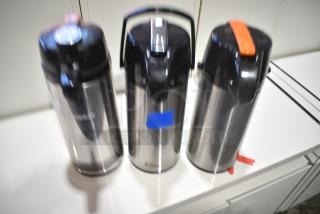 3 Stainless Steel Air Pot. 3 Times Your Bid!