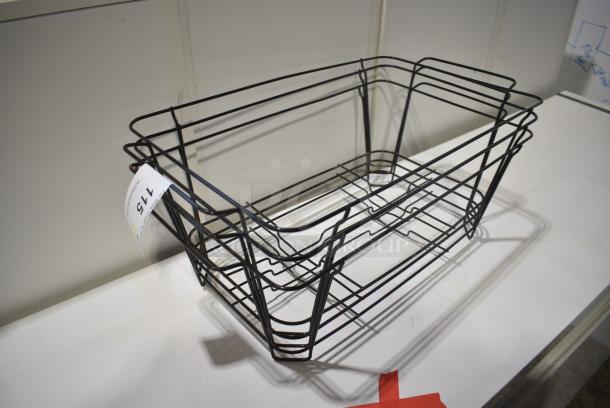 3 Black Metal Wire Chafing Dish Frame. 3 Times Your Bid! - Image 2 of 3