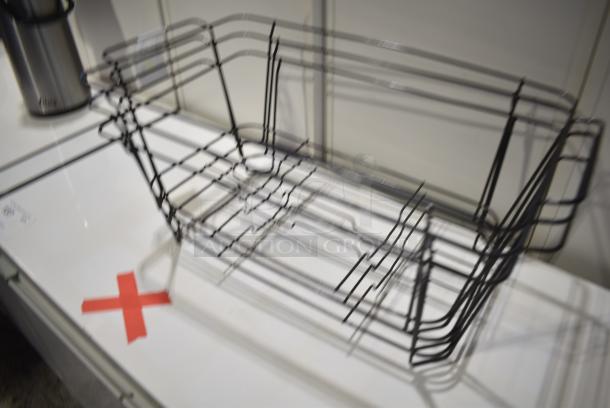 3 Black Metal Wire Chafing Dish Frame. 3 Times Your Bid! - Image 3 of 3