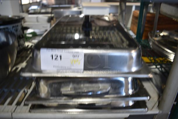 5 Stainless Steel Chafing Dish Dome Cover. 5 Times Your Bid! - Image 2 of 3