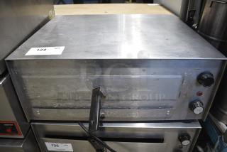 Wisco JJ560E Stainless Steel Countertop Electric Powered Pizza Oven. 120 Volts, 1 Phase. Tested and Working!