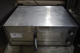 Wisco JJ560E Stainless Steel Countertop Electric Powered Pizza Oven. 120 Volts, 1 Phase. Tested and Working!