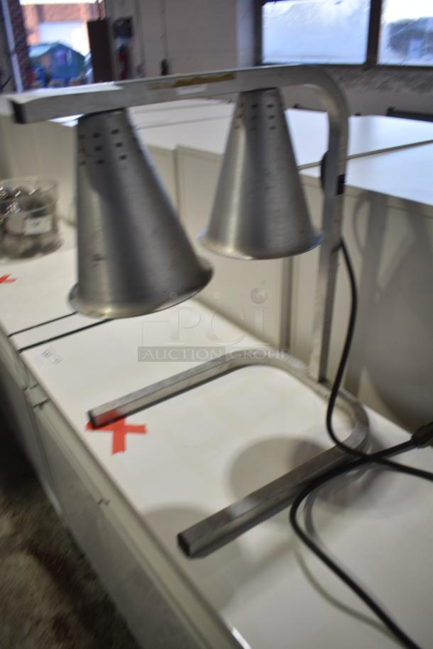 Carlisle HL7237 Metal Countertop Electric Powered 2 Head Warming Lamp. 120 Volts, 1 Phase. Tested and Working! - Image 2 of 4