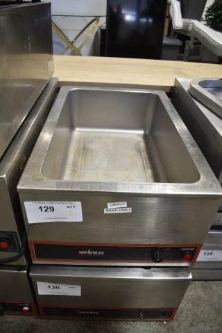 Winco FW-S500 Stainless Steel Countertop Electric Powered Food Warmer. 120 Volts, 1 Phase. Tested and Working!