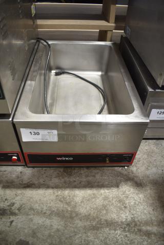 Winco FW-S500 Stainless Steel Countertop Electric Powered Food Warmer. 120 Volts, 1 Phase. Tested and Working!