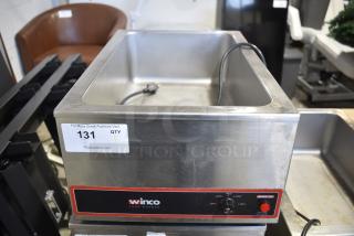 Winco FW-S500 Stainless Steel Countertop Electric Powered Food Warmer. 120 Volts, 1 Phase. Tested and Working!