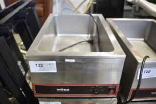 Winco FW-S500 Stainless Steel Countertop Electric Powered Food Warmer. 120 Volts, 1 Phase. Tested and Working!
