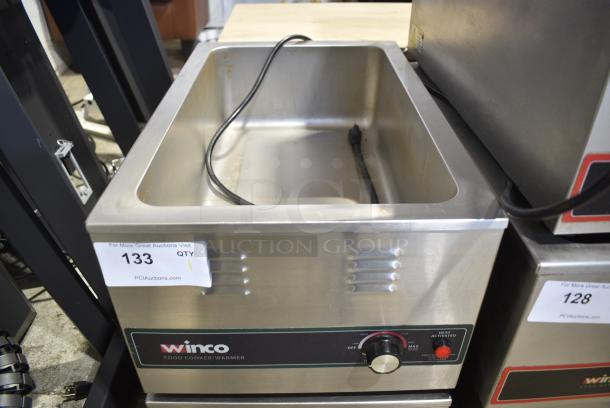 Winco FW-S500 Stainless Steel Countertop Electric Powered Food Warmer. 120 Volts, 1 Phase. Tested and Working! - Image 1 of 4