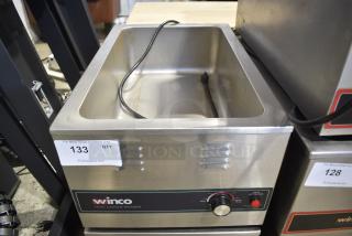 Winco FW-S500 Stainless Steel Countertop Electric Powered Food Warmer. 120 Volts, 1 Phase. Tested and Working!