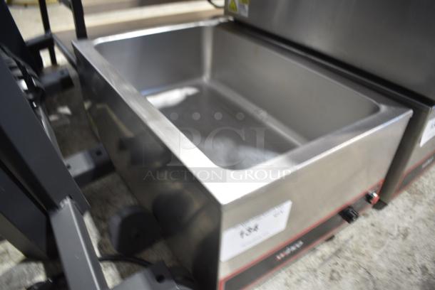 Winco FW-S500 Stainless Steel Countertop Electric Powered Food Warmer. 120 Volts, 1 Phase. Tested and Working! - Image 2 of 3