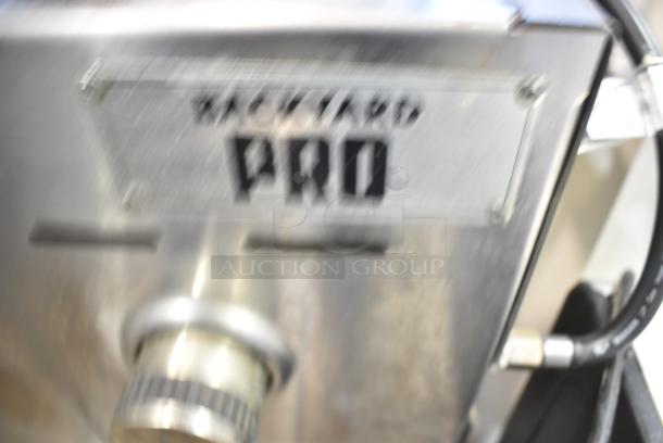 Backyard Pro Metal Commercial Propane Gas Powered Charbroiler Grill w/ Metal Under Shelf on Commercial Casters. - Image 9 of 9