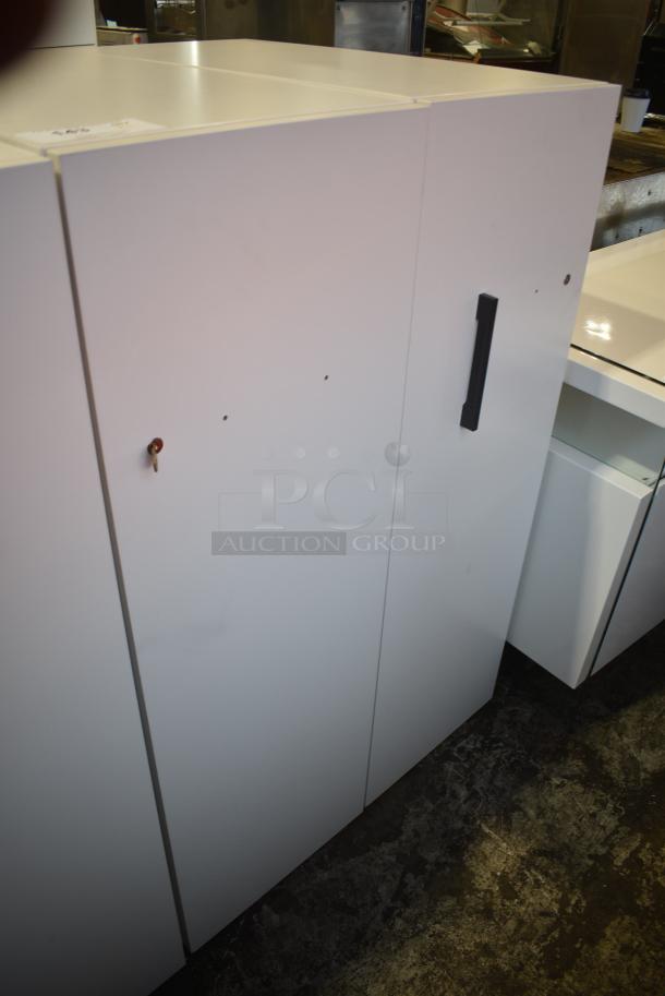 2 Herman Miller White Front Pull Out Filing Cabinets. 2 Times Your Bid! - Image 2 of 4