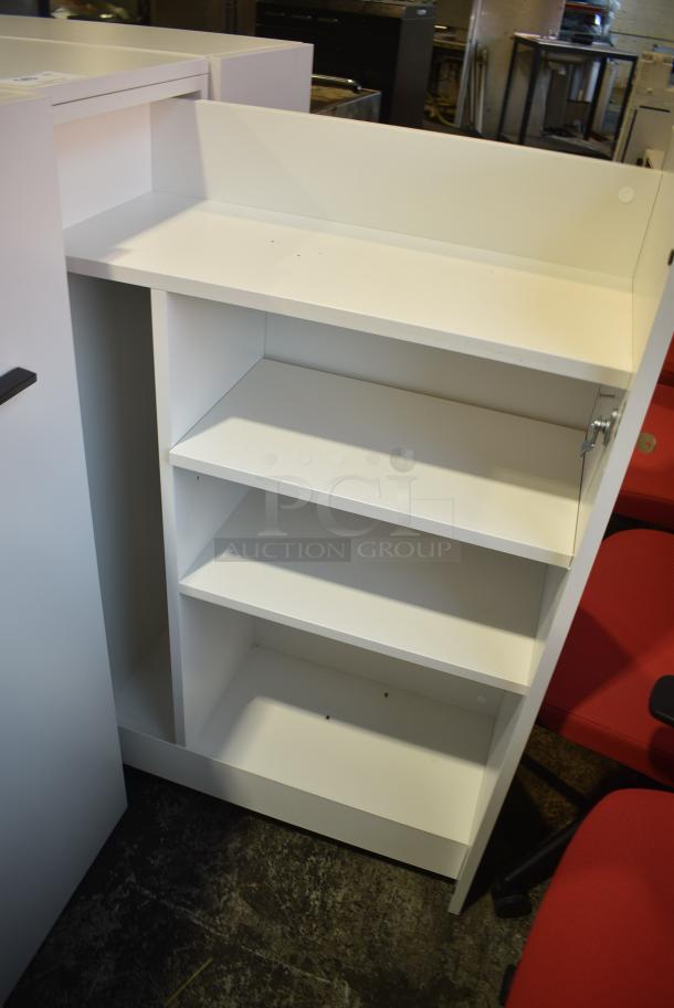 2 Herman Miller White Front Pull Out Filing Cabinets. 2 Times Your Bid! - Image 3 of 4