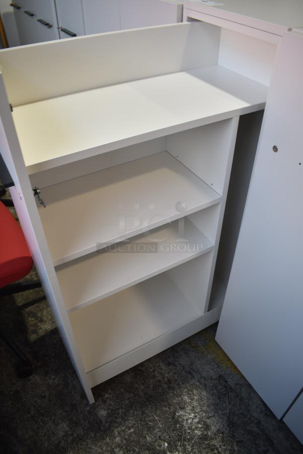 2 Herman Miller White Front Pull Out Filing Cabinets. 2 Times Your Bid! - Image 3 of 6
