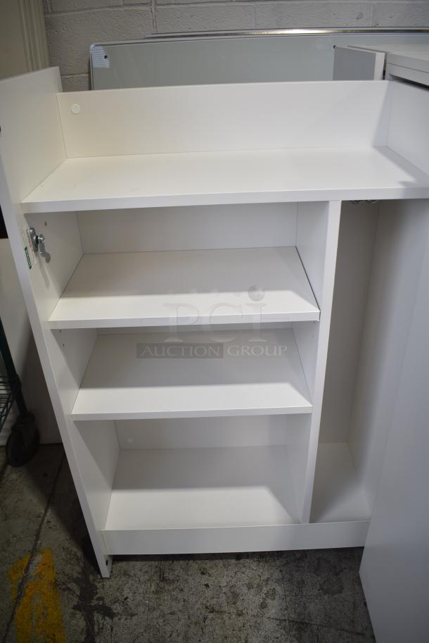 2 Herman Miller White Front Pull Out Filing Cabinets. 2 Times Your Bid! - Image 2 of 2