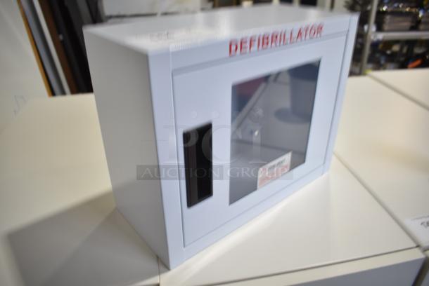 White Metal Defibrillator Case. - Image 2 of 3