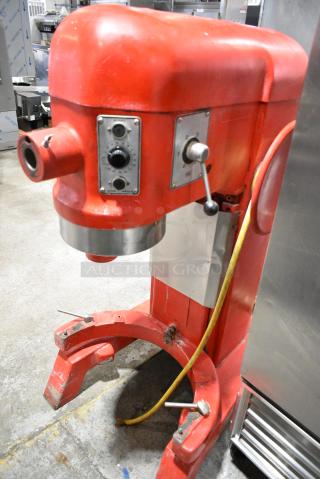 Hobart L-800 Metal Commercial Floor Style 80 Quart Planetary Dough Mixer. 208 Volts, 3 Phase.