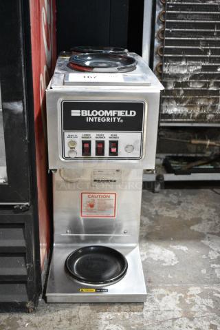 Bloomfield 9003 Stainless Steel Commercial Countertop 3 Burner Coffee Machine. 120 Volts, 1 Phase.
