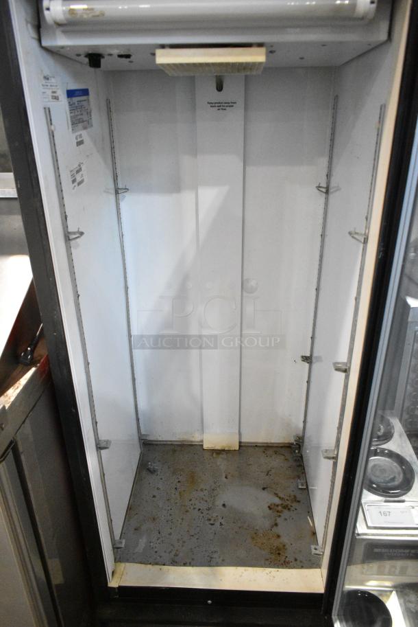 Beverage Air MT12 Metal Commercial Single Door Reach In Cooler Merchandiser. 115 Volts, 1 Phase. Tested and Powers On But Does Not Get Cold - Image 2 of 3