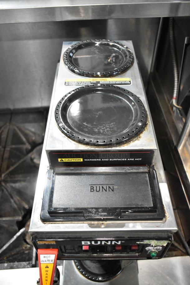 Bunn CWTF15 Stainless Steel Commercial Countertop 3 Burner Coffee Machine w/ Hot Water Dispenser and Poly Brew Basket. 120 Volts, 1 Phase. - Image 4 of 7