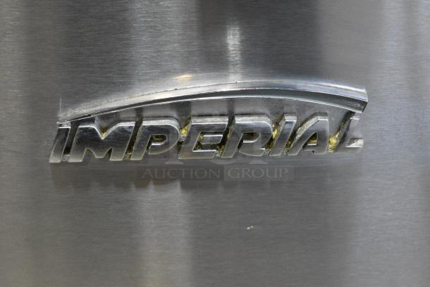 Imperial Stainless Steel Commercial Floor Style Electric Powered Deep Fat Fryer w/ 2 Metal Fry Basket. 208 Volts. - Image 2 of 6