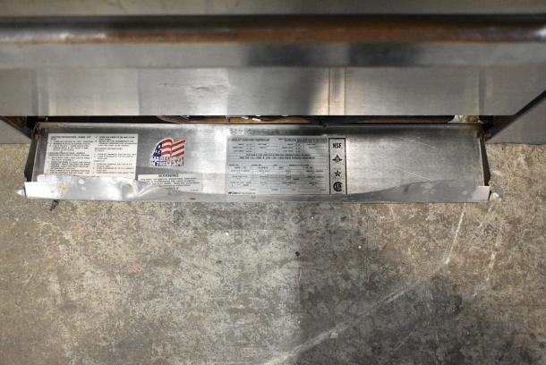 Southbend S36D-7N Stainless Steel Commercial Natural Gas Powered 6 Burner Range w/ Oven, Over Shelf and Back Splash. - Image 6 of 7