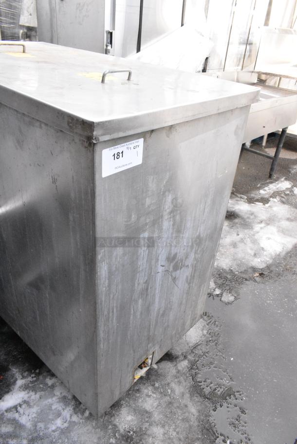 Stainless Steel Ingredient Bin on Commercial Casters. - Image 1 of 5