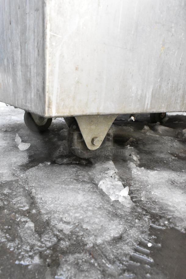 Stainless Steel Ingredient Bin on Commercial Casters. - Image 3 of 5