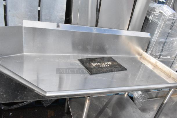 Stainless Steel Right Side Clean Side Dishwasher Table. - Image 3 of 4