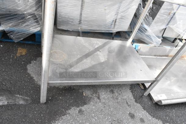 Stainless Steel Right Side Clean Side Dishwasher Table. - Image 4 of 4