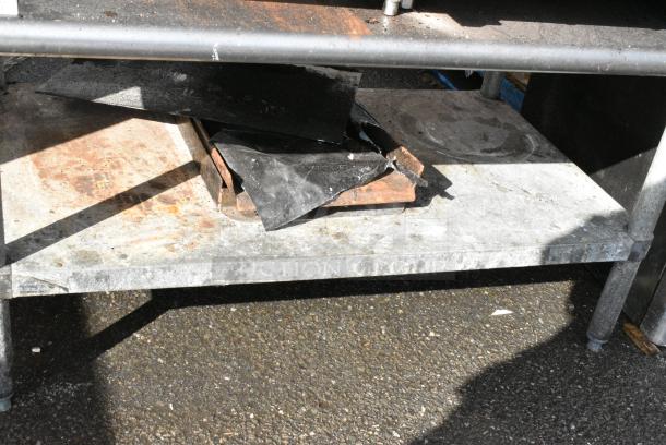 Stainless Steel Equipment Stand w/ Metal Under Shelf. - Image 2 of 3
