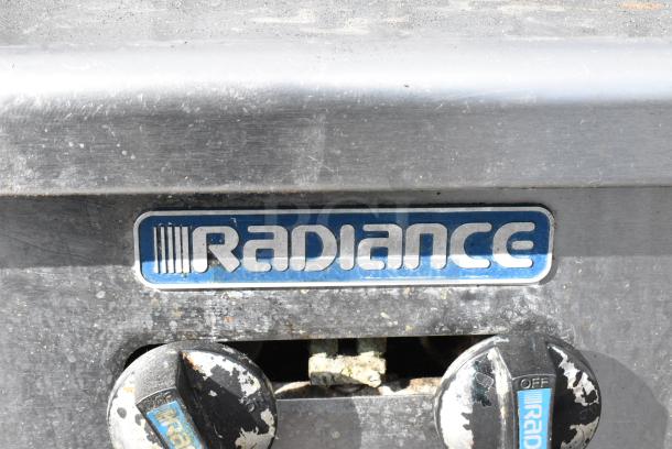 Radiance Stainless Steel Commercial Countertop Natural Gas Powered 4 Burner Range. - Image 2 of 4