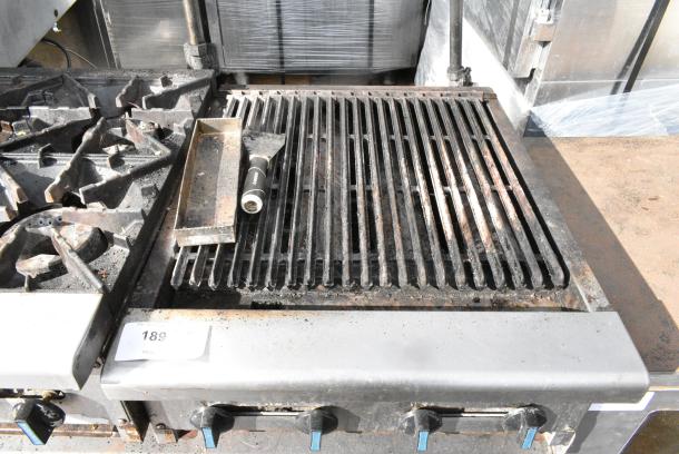 Radiance Stainless Steel Commercial Countertop Natural Gas Powered Charbroiler Grill. - Image 4 of 4