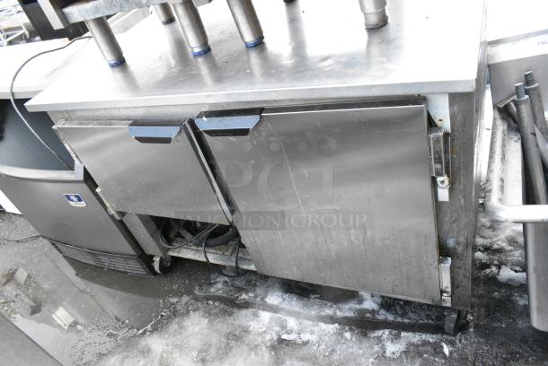 Cooltech CMPH-48LB Stainless Steel Commercial 2 Door Undercounter Cooler on Commercial Casters. 115 Volts, 1 Phase. - Image 1 of 5