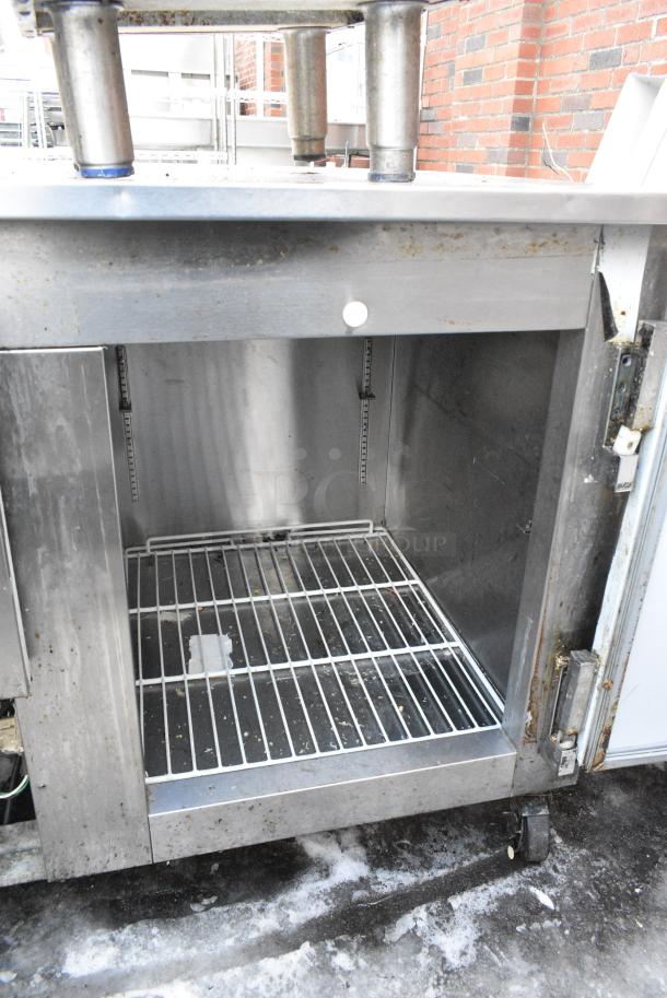 Cooltech CMPH-48LB Stainless Steel Commercial 2 Door Undercounter Cooler on Commercial Casters. 115 Volts, 1 Phase. - Image 4 of 5