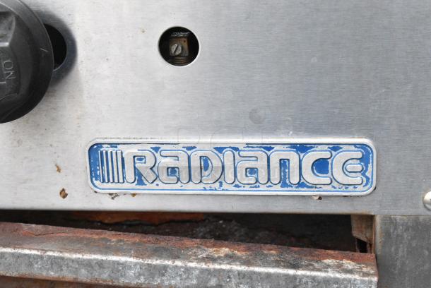 Radiance Stainless Steel Commercial Countertop Natural Gas Powered Single Burner Stock Pot Range. - Image 2 of 5