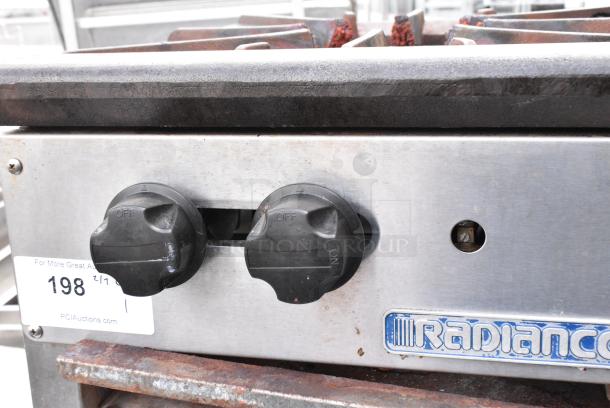 Radiance Stainless Steel Commercial Countertop Natural Gas Powered Single Burner Stock Pot Range. - Image 3 of 5