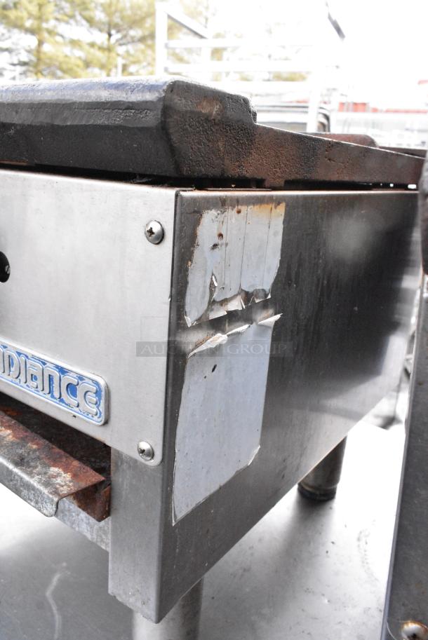 Radiance Stainless Steel Commercial Countertop Natural Gas Powered Single Burner Stock Pot Range. - Image 5 of 5