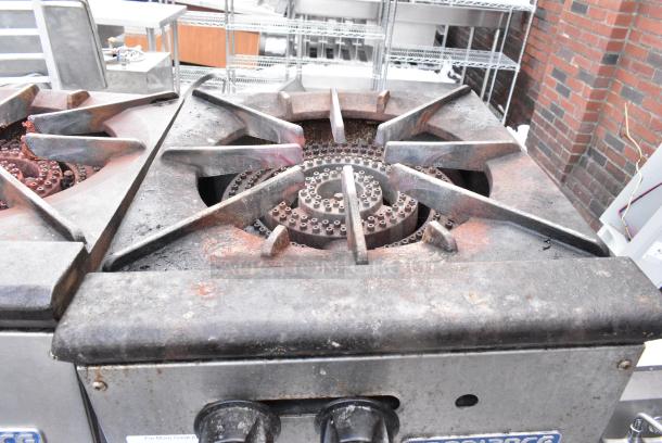 Radiance Stainless Steel Commercial Countertop Natural Gas Powered Single Burner Stock Pot Range. - Image 4 of 5