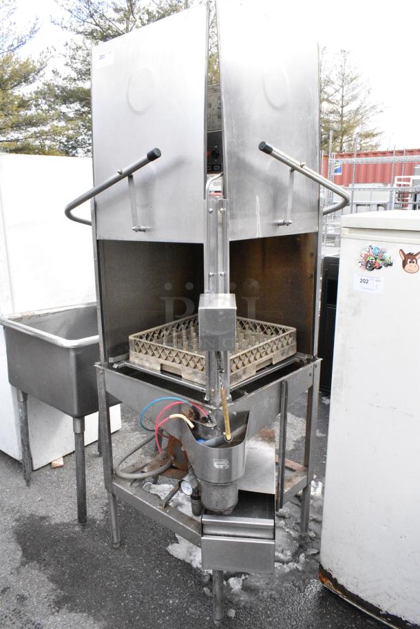 American Dish Service ADS AFC-3D-S Stainless Steel Commercial Corner Pass Through Dishwasher. 120 Volts, 1 Phase. - Image 3 of 9