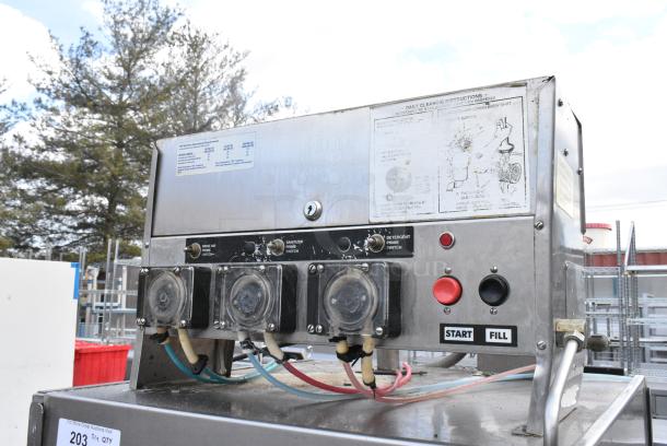 American Dish Service ADS AFC-3D-S Stainless Steel Commercial Corner Pass Through Dishwasher. 120 Volts, 1 Phase. - Image 7 of 9