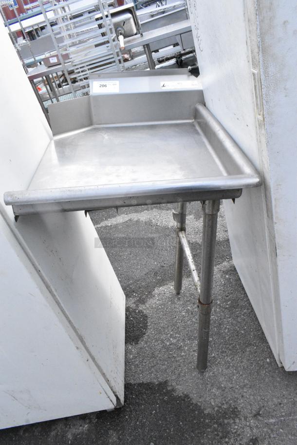 Stainless Steel Right Side Clean Side Dishwasher Table. - Image 1 of 4