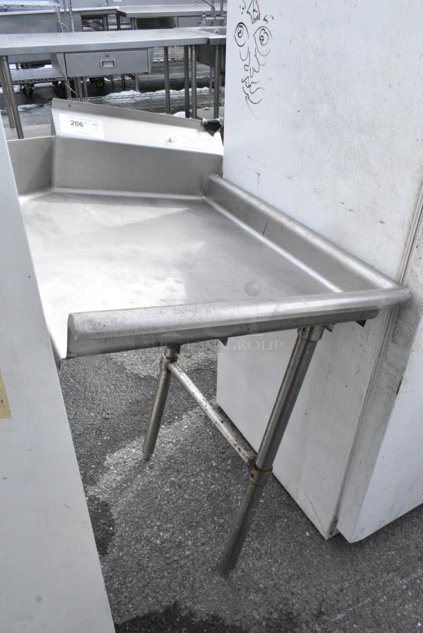 Stainless Steel Right Side Clean Side Dishwasher Table. - Image 3 of 4