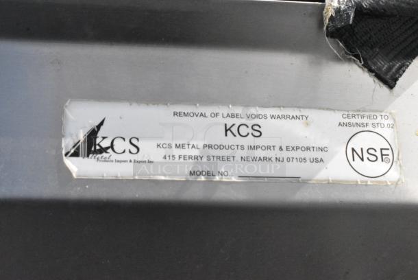 Stainless Steel Right Side Clean Side Dishwasher Table. - Image 4 of 4