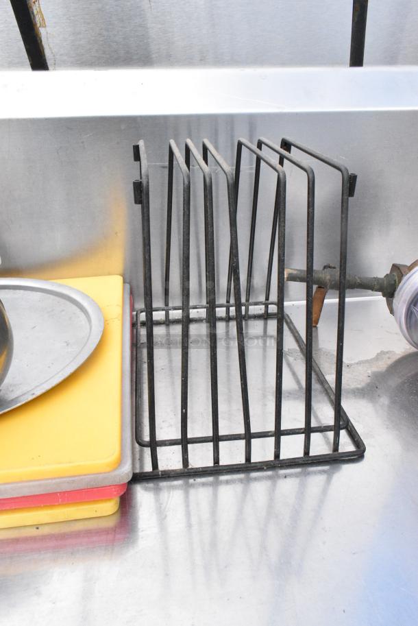 ALL ONE MONEY! Lot of Various Items Including Stock Pot, Cutting Boards and Cutting Board Rack - Image 2 of 5