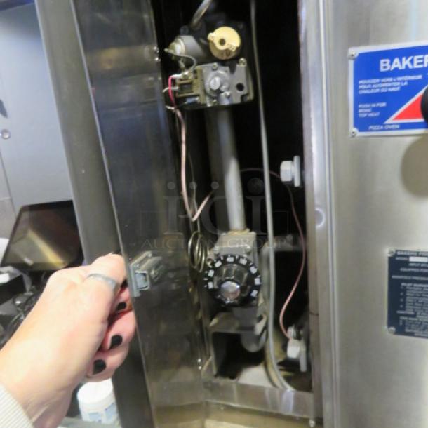 BEAUTIFUL Bakers Pride Natural Gas Super Deck Pizza Oven. Model# Y800. Serial # 27440. 84X51X66. This Double Stack Oven Is WORKING ,CLEAN, And Recently Serviced! 2XBID. You Will Receive 1 Double Stack Unit including 2 ovens. $ 46,392.00. - Image 7 of 8