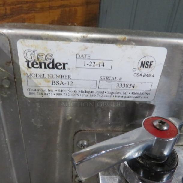 One Glastender Under Bar Handsink With Faucet, And Blender Shelf. Model# BSA-12. - Image 3 of 3